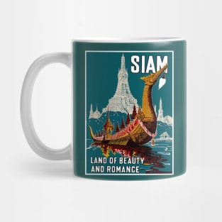 Siam Vintage Travel and Tourism Advertising Print Mug